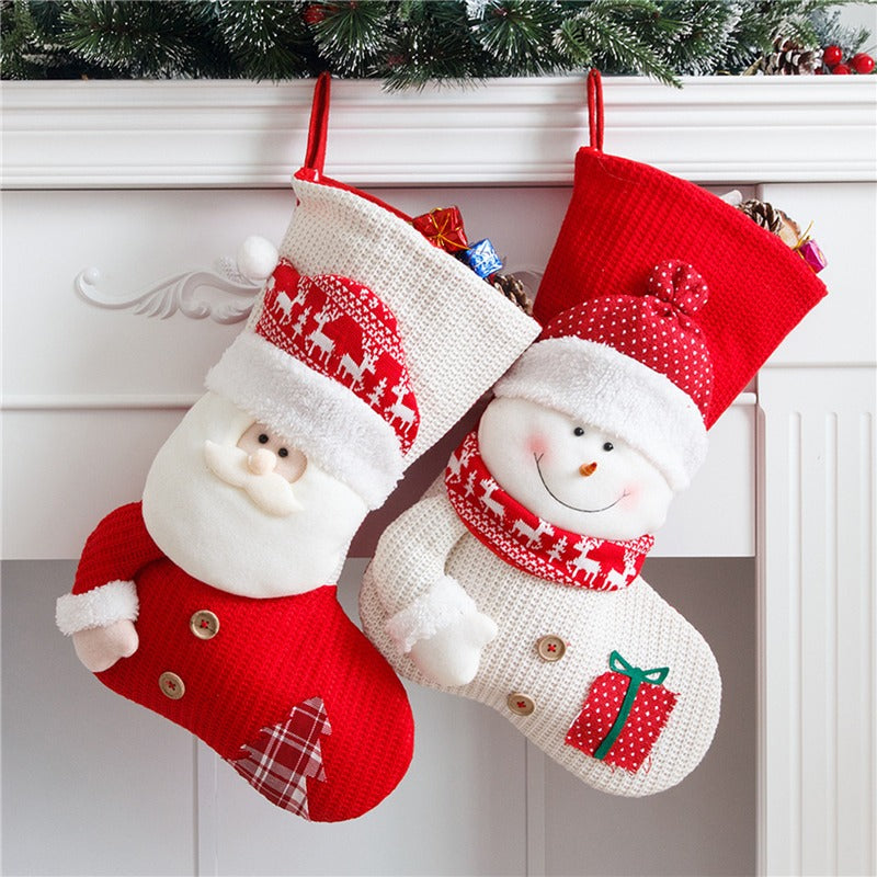 Heritage Knitted Christmas Stocking